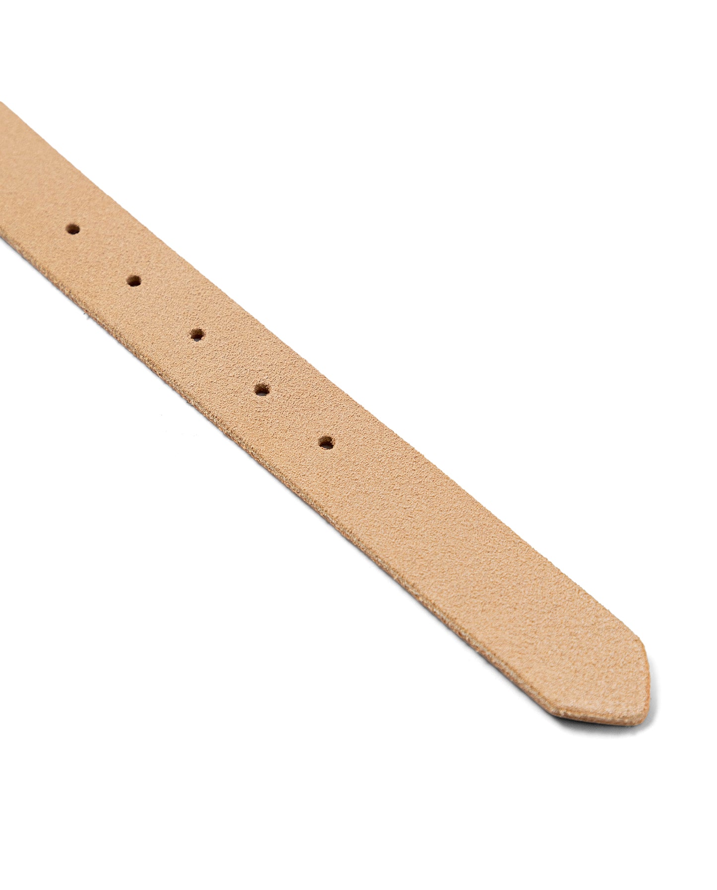 Women's Slim Leather Belt - Raw - 3