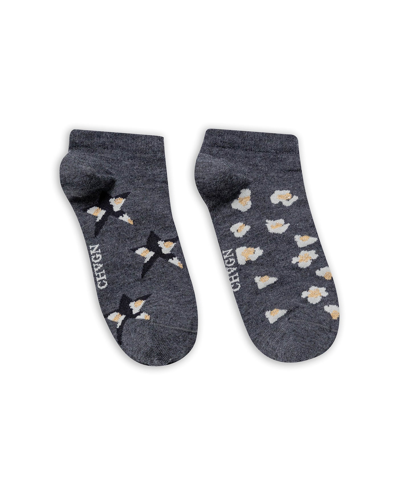 Womens Socks Two Pack Ankle Cotton Elastane Varied Designs Chevignon Sole Branding Versatile - Various 63_251H000_SUR999997_0