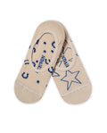 Women's Socks Two Pack Super Invisible Cotton Elastane Silicone-Edged - Various