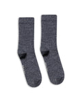 Women's Socks Mid Calf Cotton Elastane Mini Channel Lurex - Black