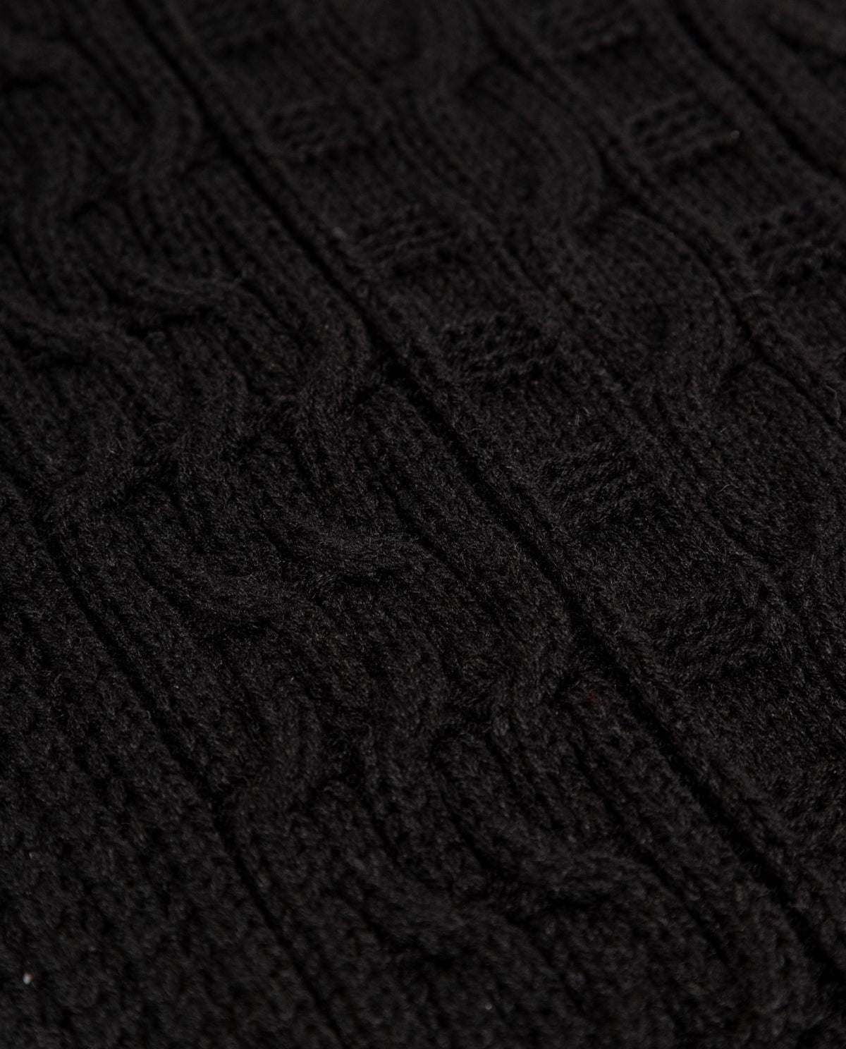 Braided Knit Scarf - Black 63_282F000_NEG194007_5