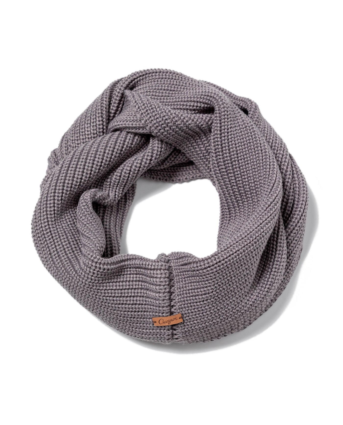 English Stitch Infinity Knit Scarf Unisex, Festive - 4