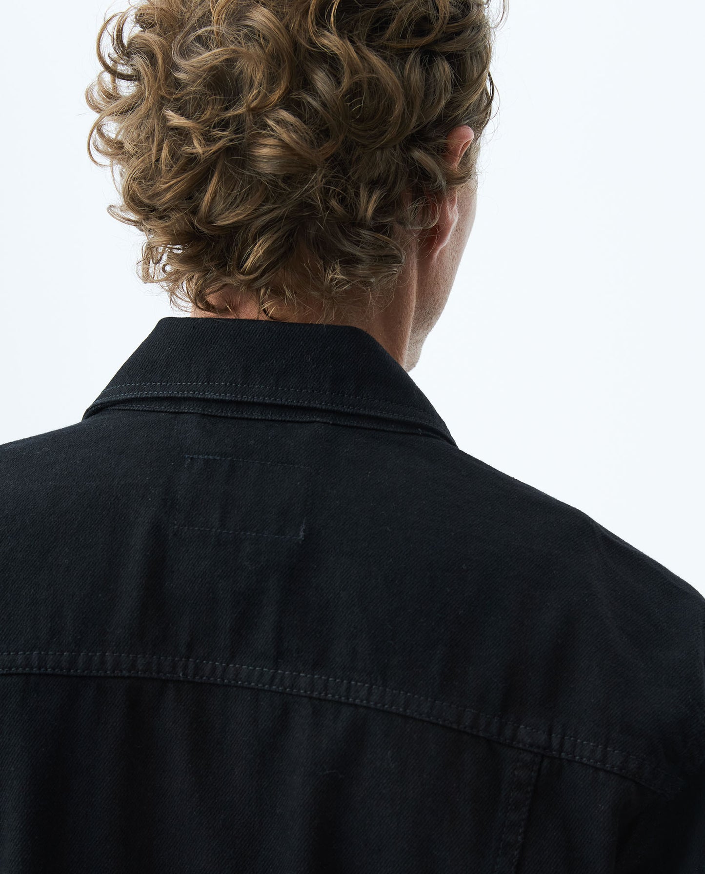 Men's Jacket: Classic Cotton - Black - 5