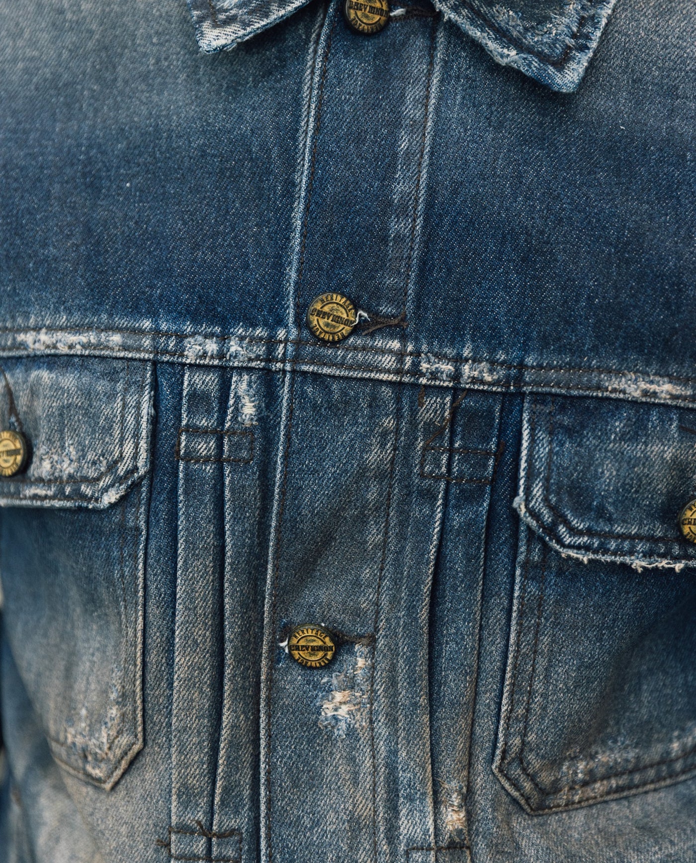 Mens Denim Trucker Jacket - Special Collection - Blue 63_322H200_AZU193924_3
