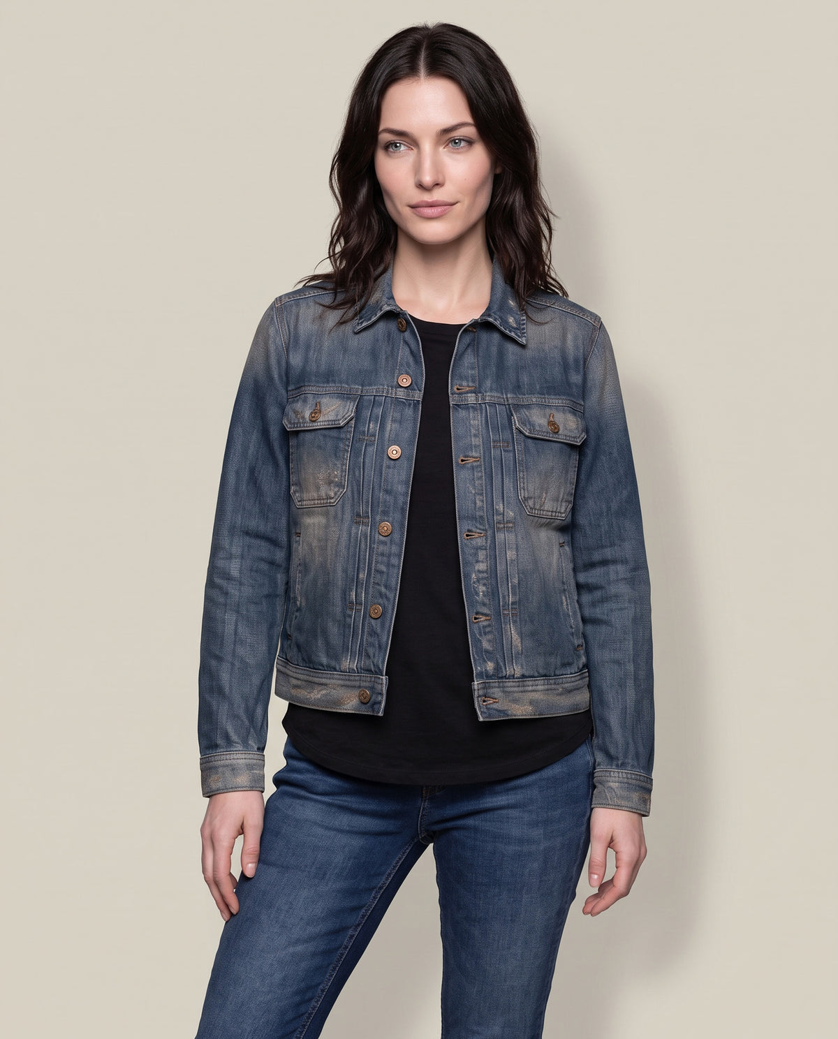 Men´s Denim Trucker Jacket - Blue 63_322H203_AZU193924_0