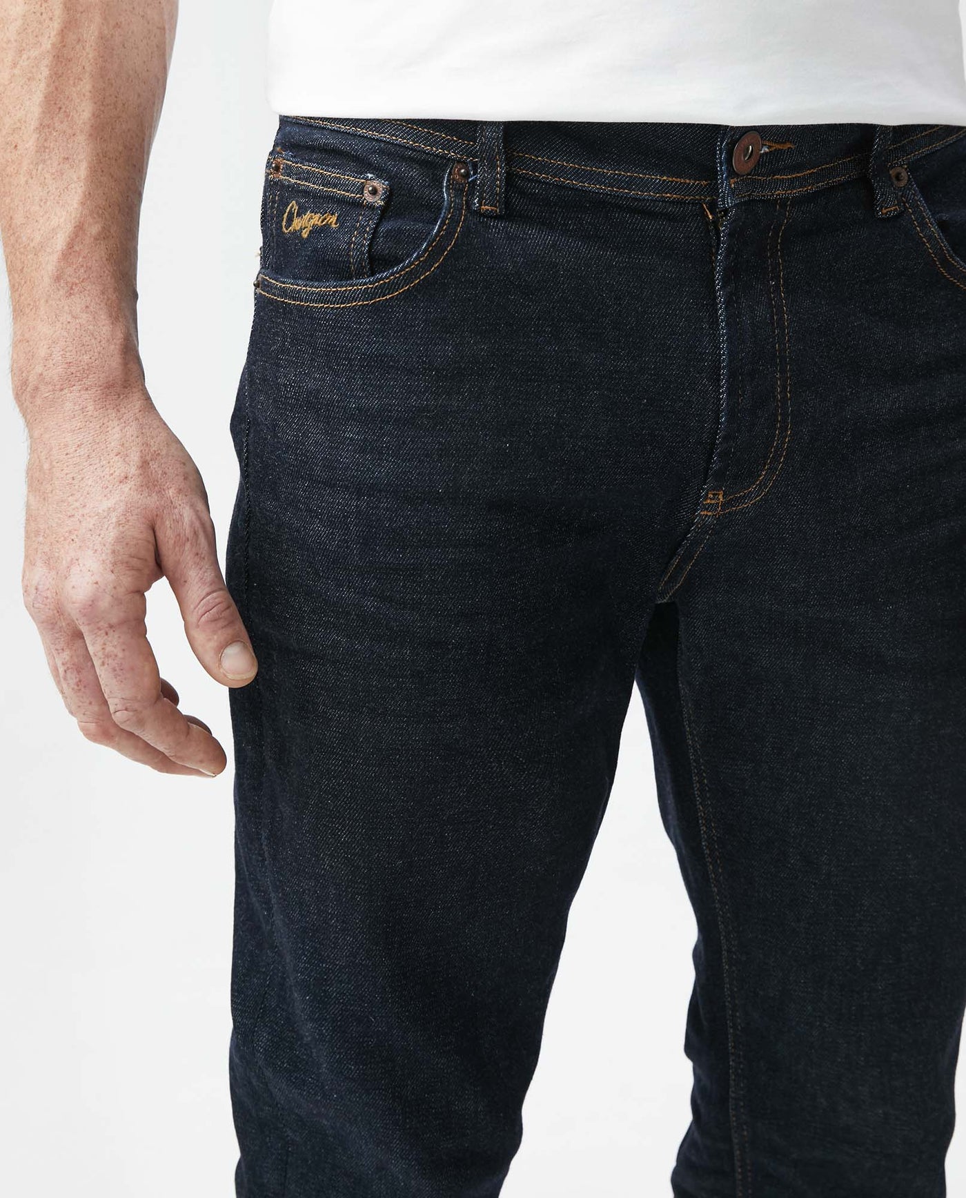 Men's Straight Fit Jeans - Ultra Dark Blue 330E005 - 3