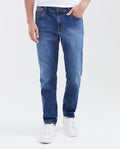 Men's Morrison Jeans Straight Bootcut Medium Wash in Cotton-Recycled Polyester Blend