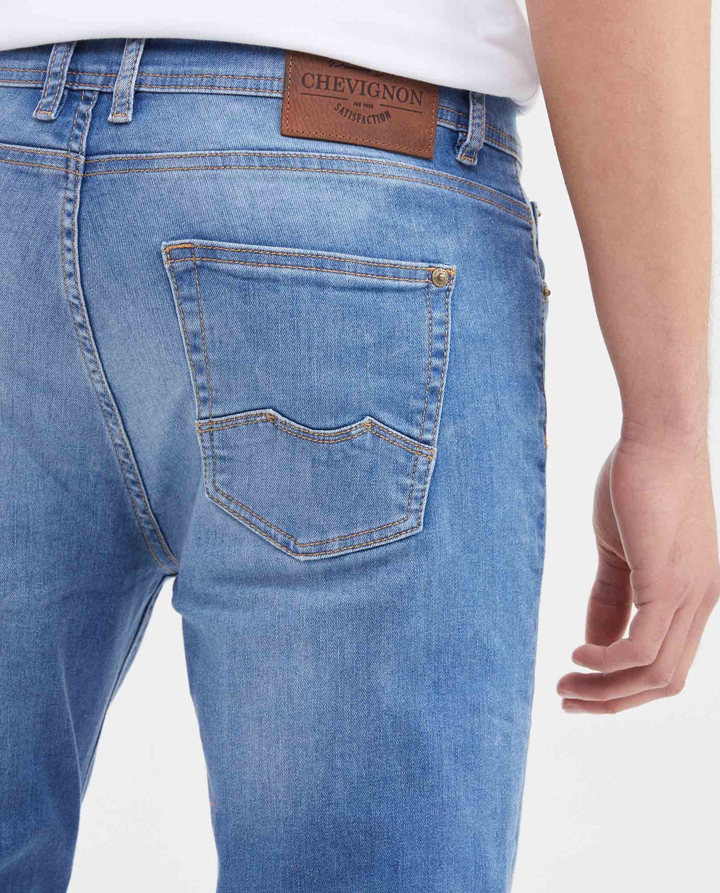Men's Skinny Fit Medium Wash Stretch Jeans 63_330F003_AZU184140_6