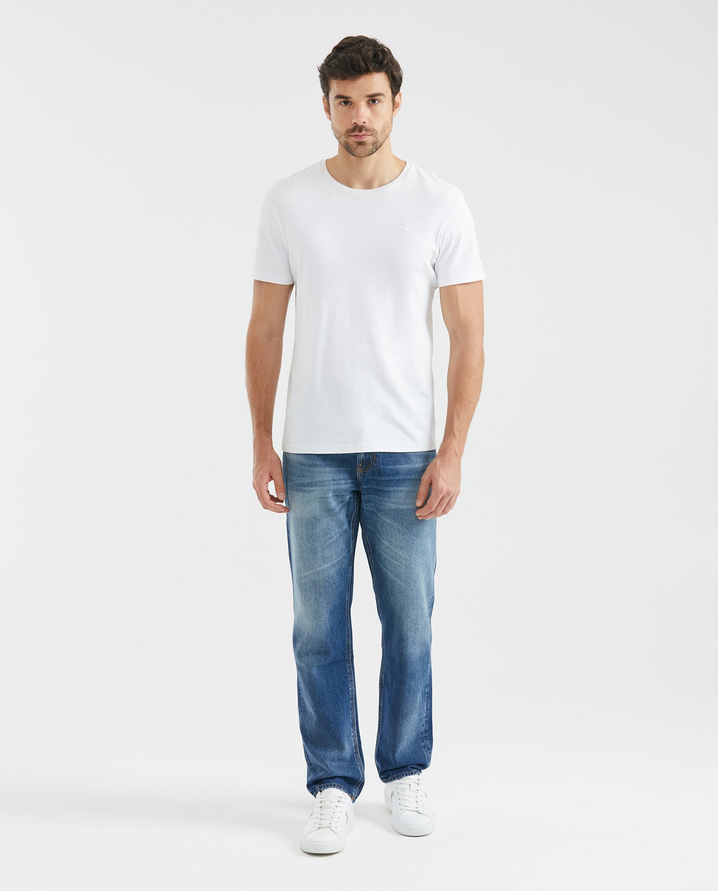 Men's Revenge Jeans Relaxed Fit High-Rise Medium Wash in Cotton-Tencel Blend - 2
