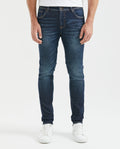 Men's Jeans Skinny Fit and Skinny Boot - Dark Blue