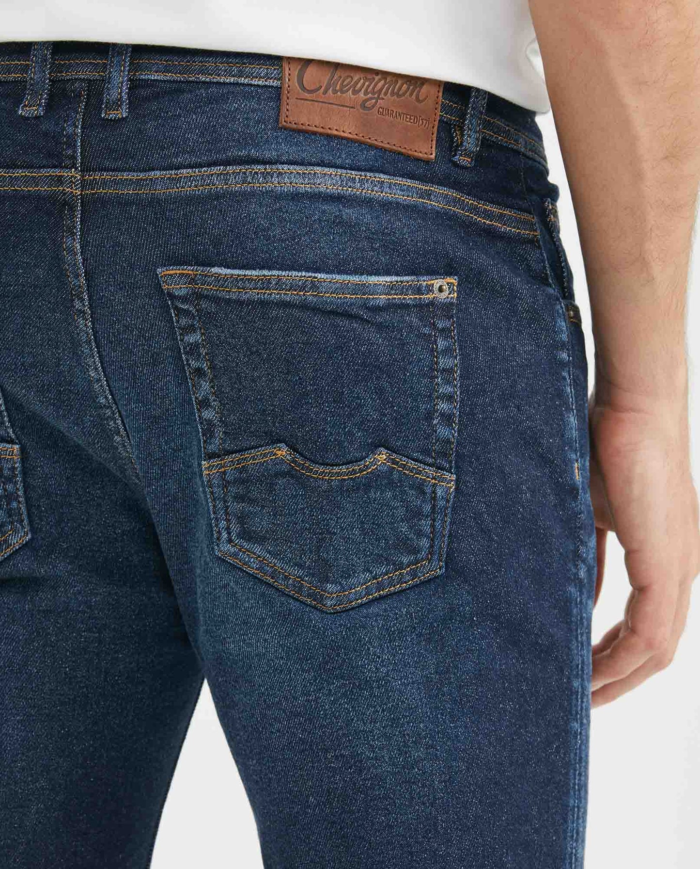 Men's Jeans Super Slim Fit, Rider, Super Slim Boot - Dark - Blue - 5