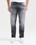 Men's Morrison Jeans Straight Bootcut Gray Linen-Cotton Blend Sustainable