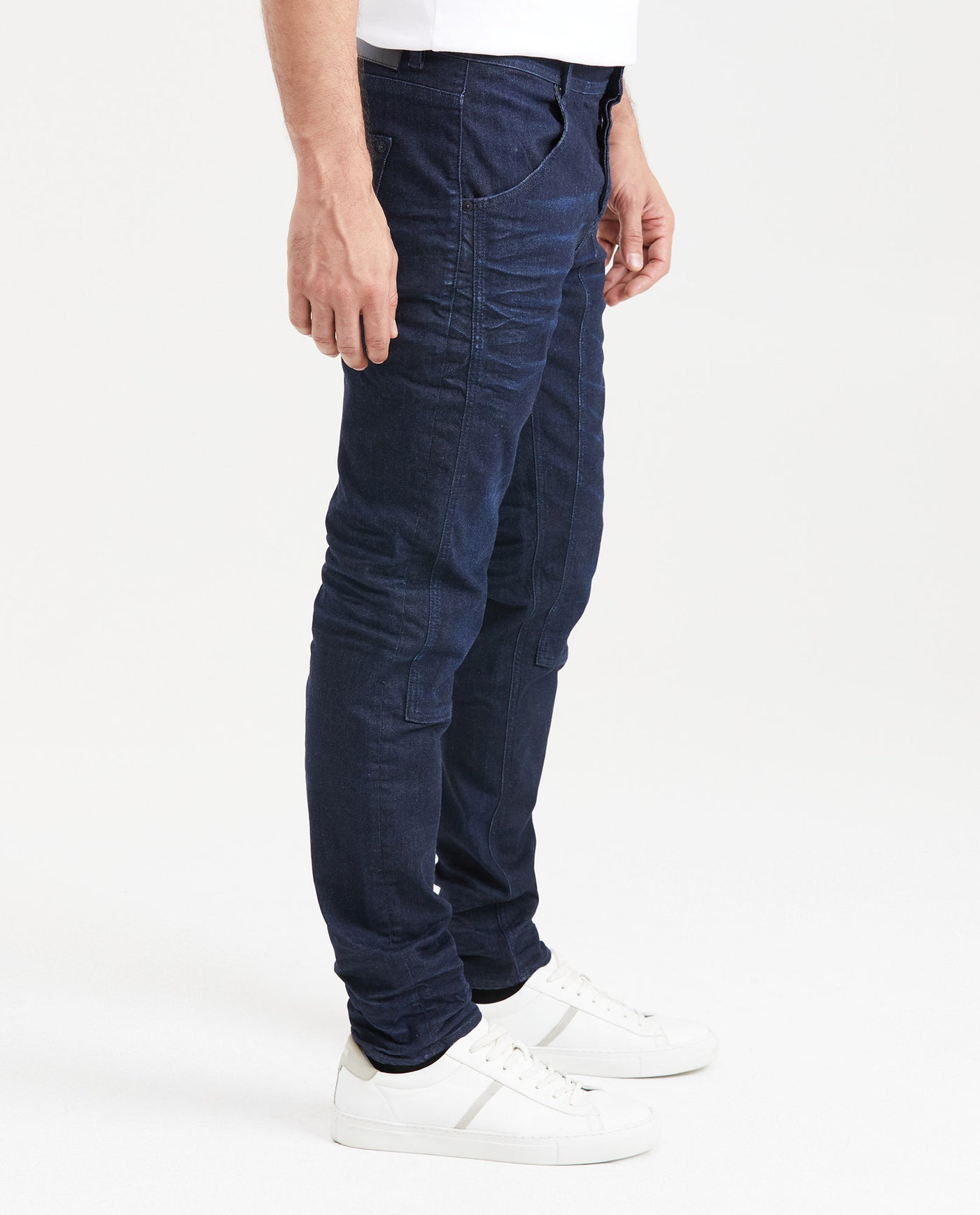 Jean Super Slim Fit Low Rise Super Slim Leg Ultra Dark Blue for Men - Blue 331G035 - 3