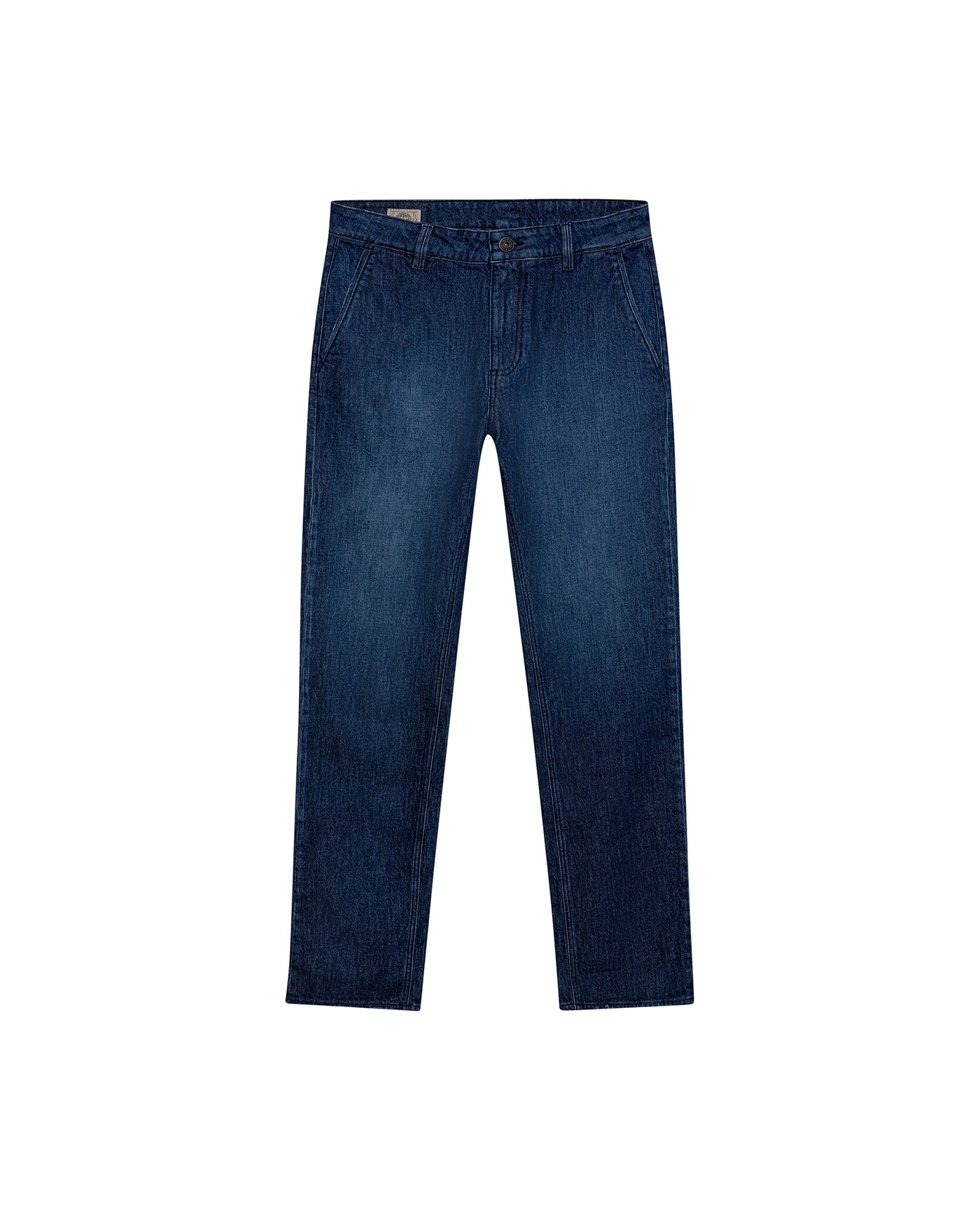 Mens Jeans Straight Fit Super High Rise Ultra Dark Wash Cotton Elastane Chino Details Clean Refined - Blue 63_331H034_AZU193924_3