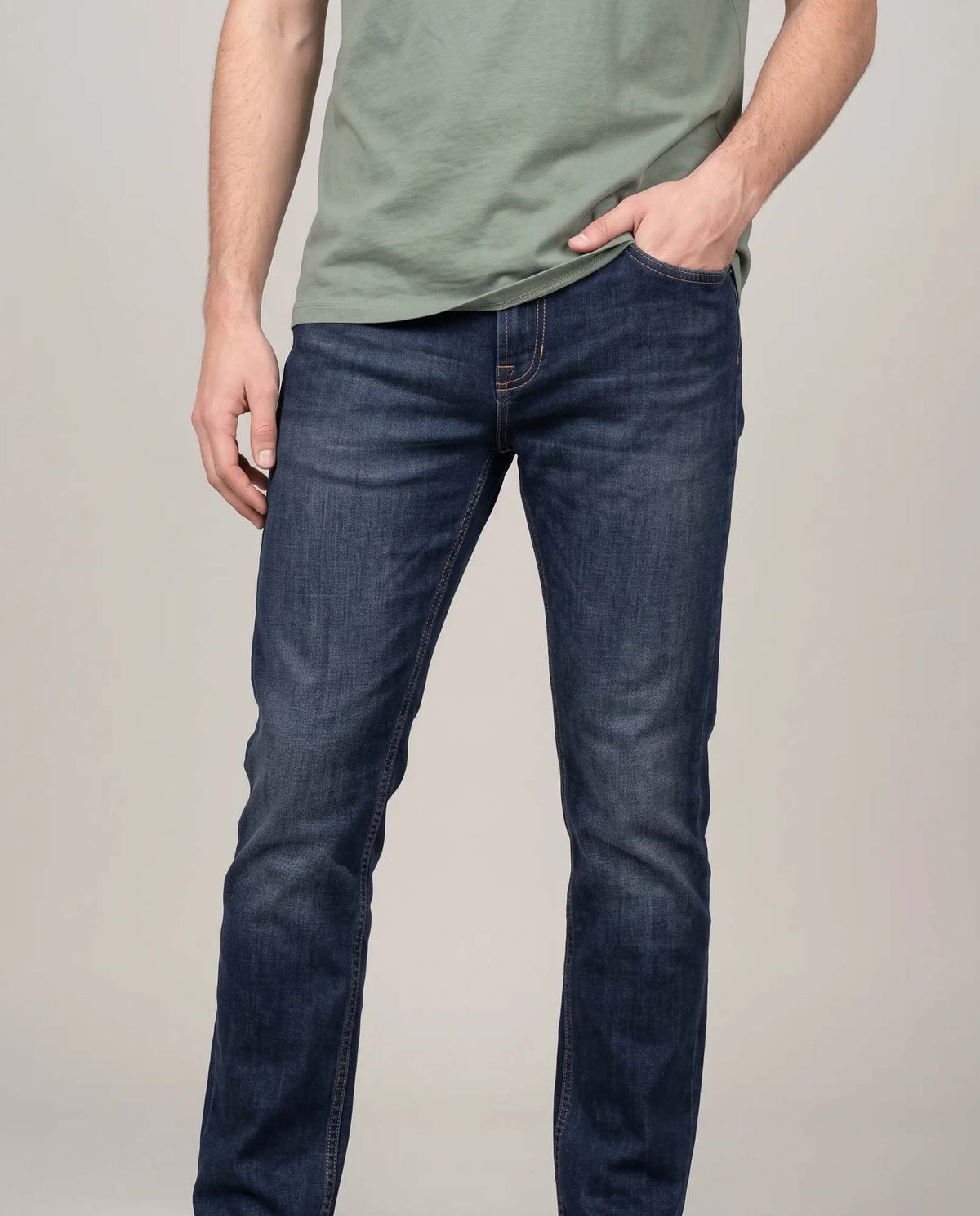 Men's Jeans Frontier Fit Mid Rise - Blue 63_331H701_AZU184028_3
