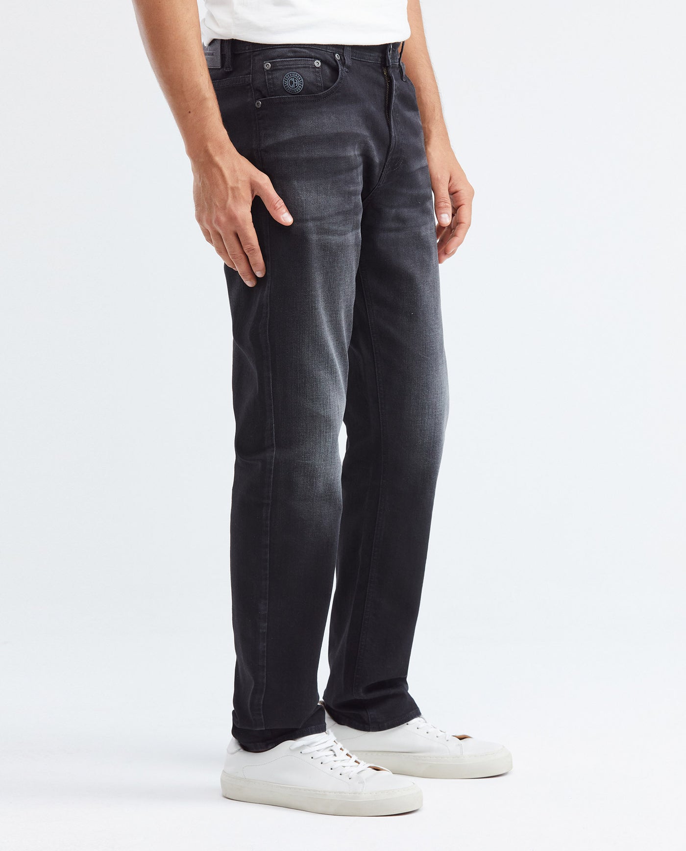 Men's Revenge Jeans Relaxed Fit High-Rise Black Wash Vintage 332F000 - 3