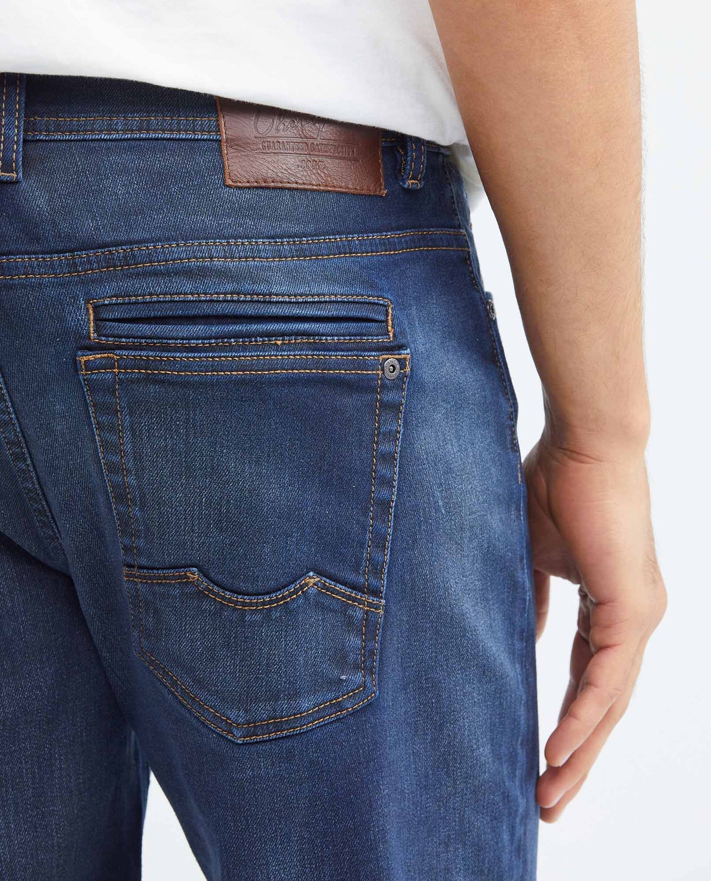 Men's Jeans, Relaxed Fit, Revenge, Boot Cut - Ultra Dark Powder Effect - Blue - 5