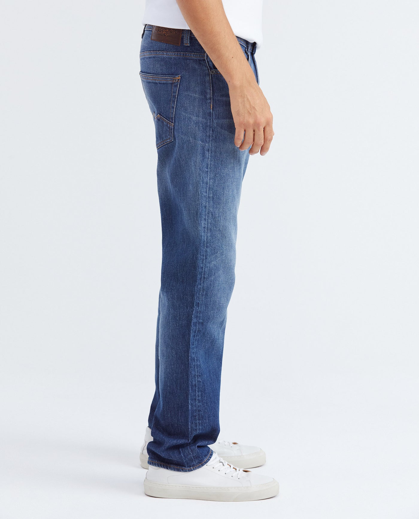 Men's Revenge Jeans Relaxed Fit High-Rise Medium Wash Extended Distressing - 4