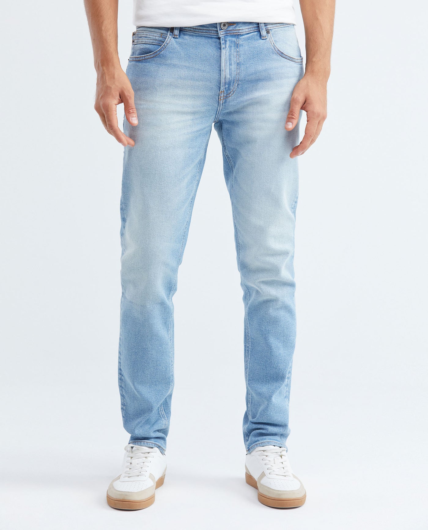 Jean for Men Super Slim Fit, Rider, Super Slim Boot - Light Blue - Blue 332F026 - 1