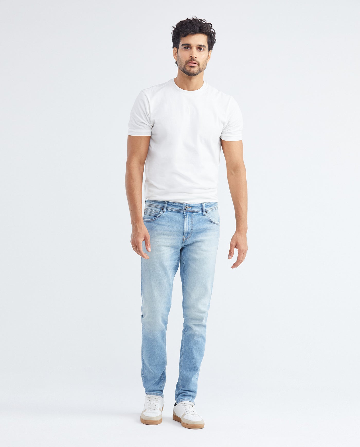 Jean for Men Super Slim Fit, Rider, Super Slim Boot - Light Blue - Blue 332F026 - 2