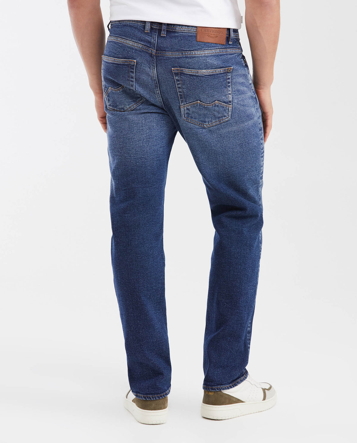 Men's Jeans Relaxed Fit - Blue Vintage Wash 63_332G000_AZU194052_5