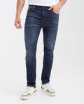 Men's Jeans Slim Fit and Slim Leg - Dark Blue