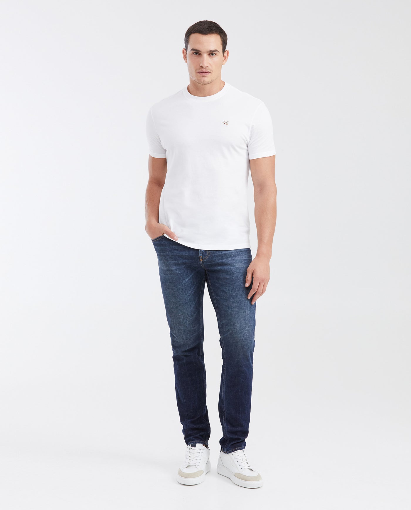 Jean Super Slim Fit Low Rise Super Slim Leg Dark Blue for Men - Blue 332G021 - 2