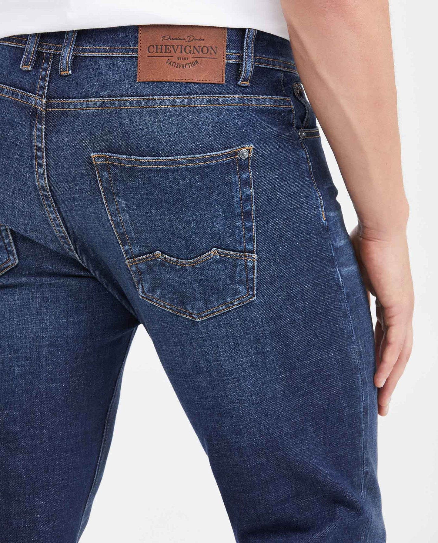 Men's Jeans Super Slim Fit Low Rise Super Slim Leg Dark - Blue - 5