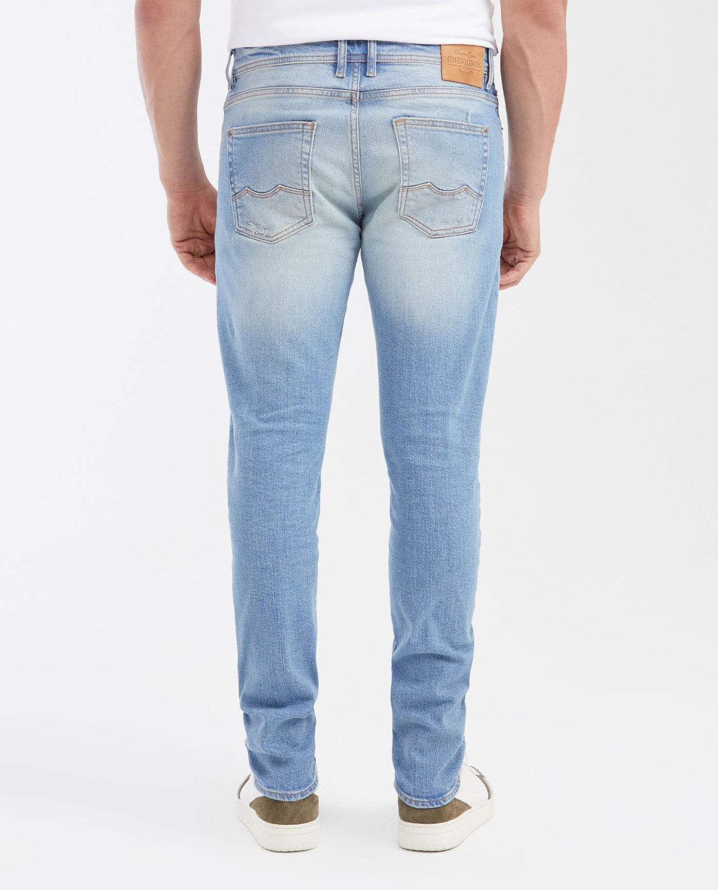 Jean Super Slim Fit Low Rise Super Slim Leg Light Blue Vintage Wash for Men - Blue 332G030 - 4