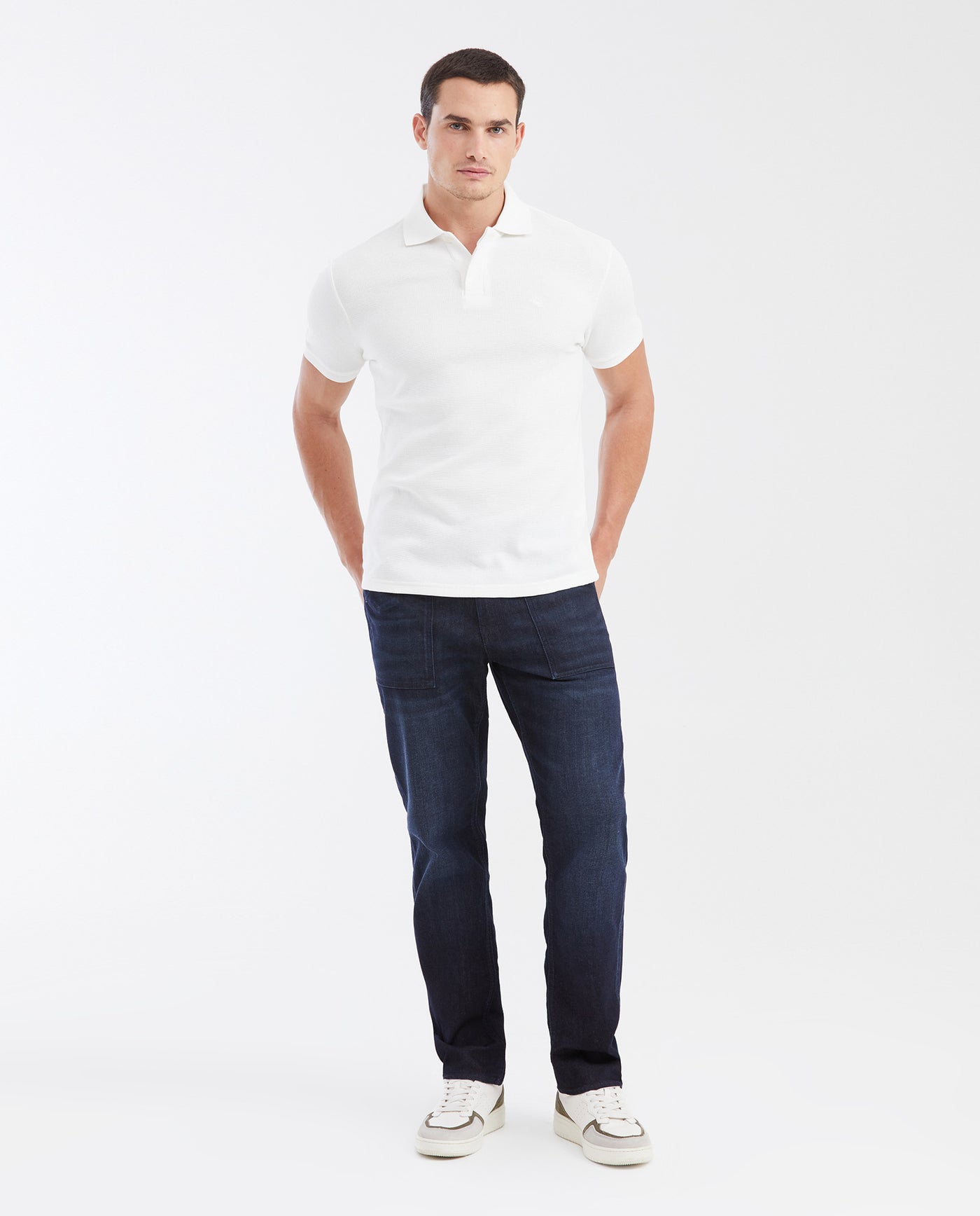 Men's Jeans Relaxed Fit, Boot Cut- Ultra Dark Blue 332G032 - 2