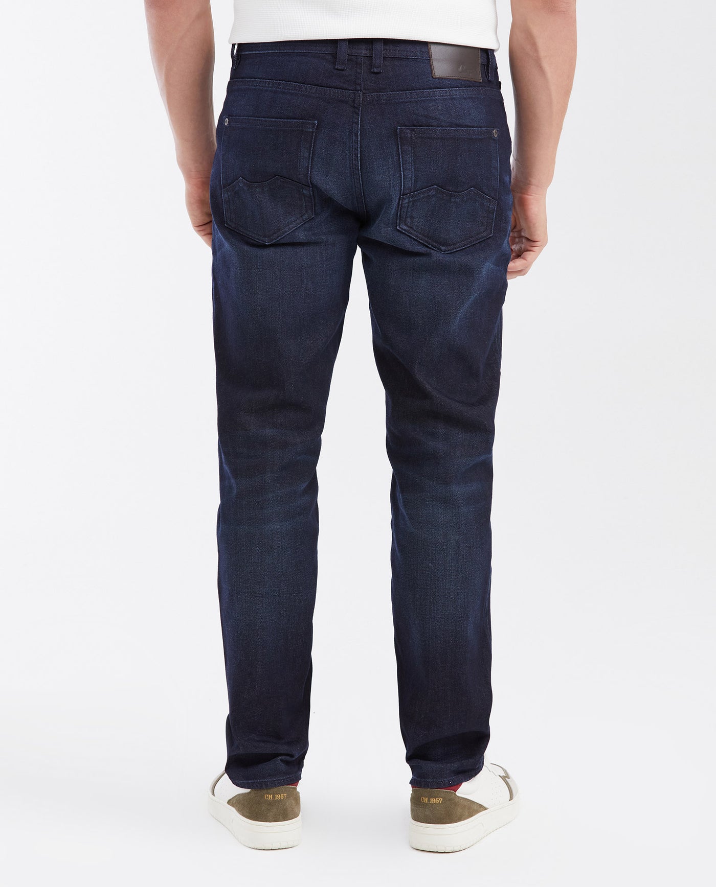 Men's Jeans Relaxed Fit, Boot Cut- Ultra Dark Blue 332G032 - 4