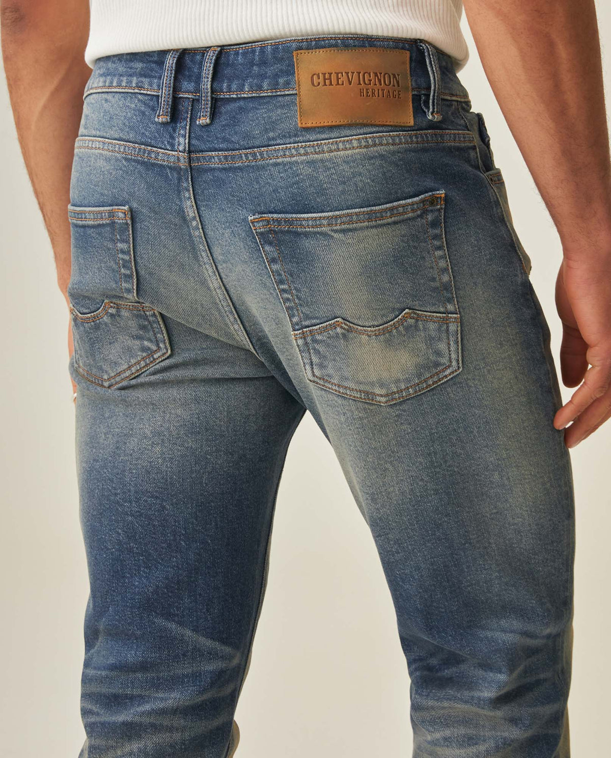 Men´s Heritage Skinny Jeans - Blue 63_332H450_AZU184140_7
