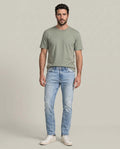 Men´s Distressed Slim Jeans - Blue