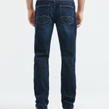 RELAXED FIT HIGH-RISE JEANS IN ULTRA DARK WASH