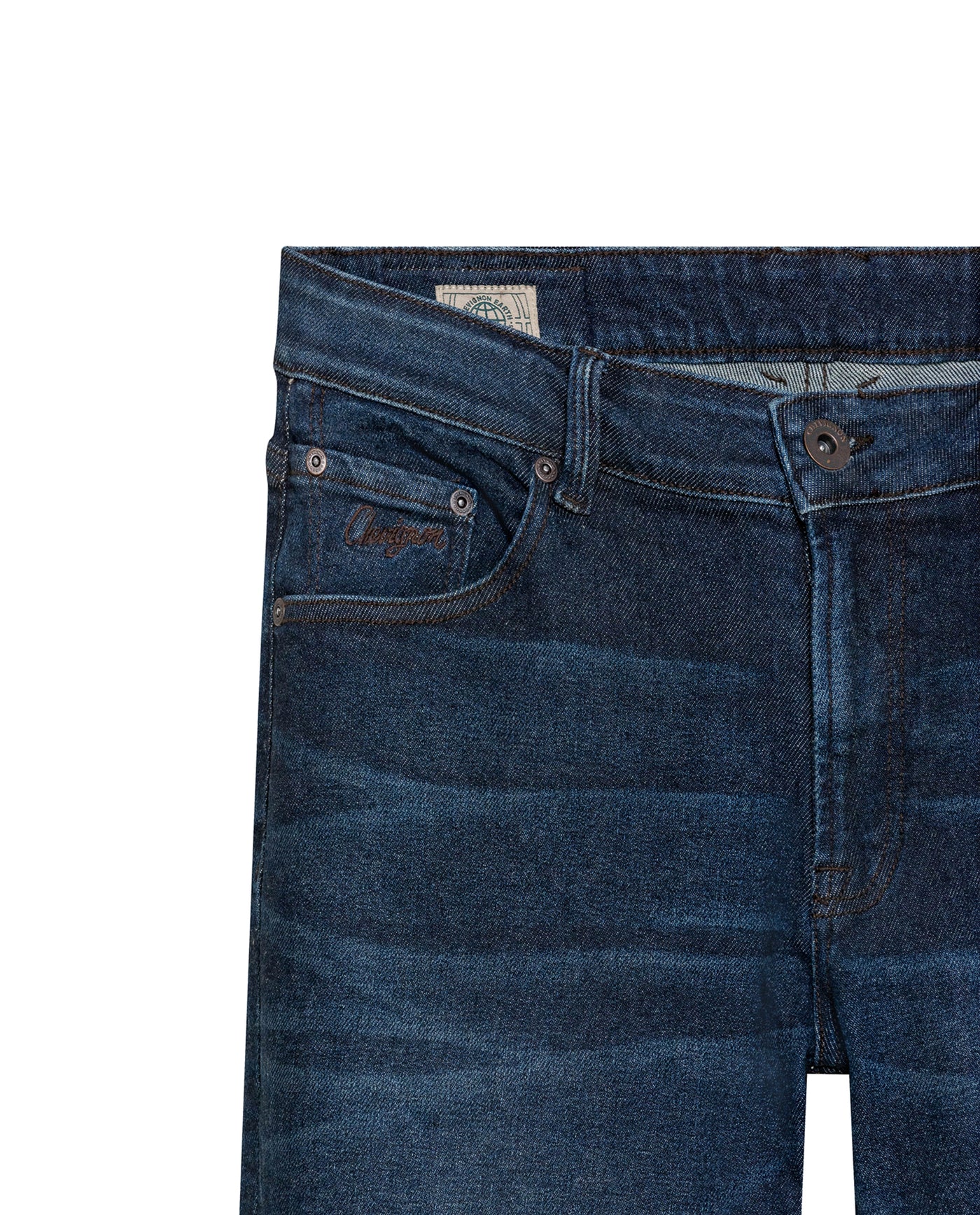 Men's Morrison Straight Ultra Dark Heritage Jeans in Recycled Cotton Blend, Celebration - 7