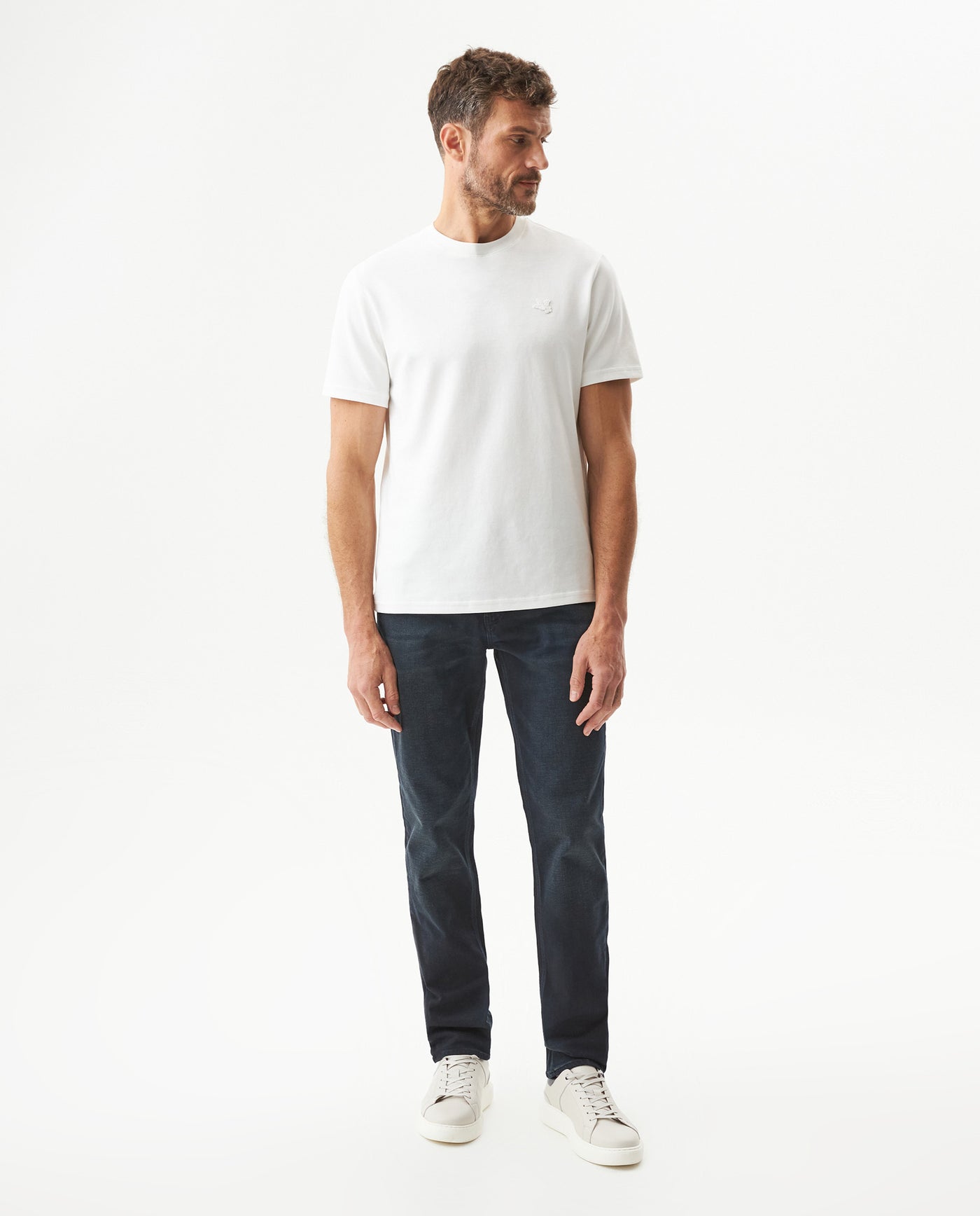 Men's Morrison Slim Dark Wash Jeans in Cotton Stretch Blend Gala 63_339G009_AZU194052_0