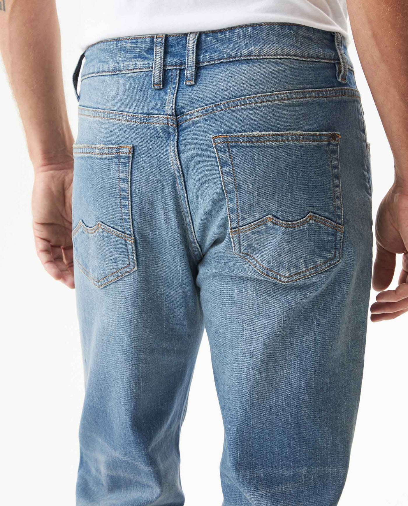 Men's Morrison Slim Medium Wash Classic Jeans in Cotton Stretch Blend, Waypoint - 6