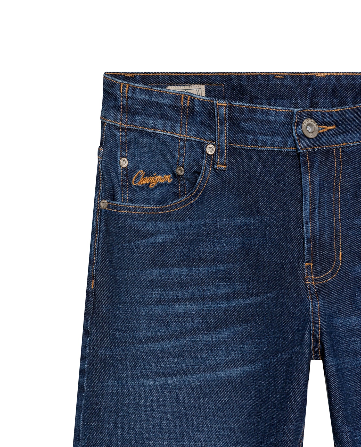 Men's Morrison Straight Medium Wash Jeans in Recycled Cotton Blend Seaport 63_339G011_AZU184140_8