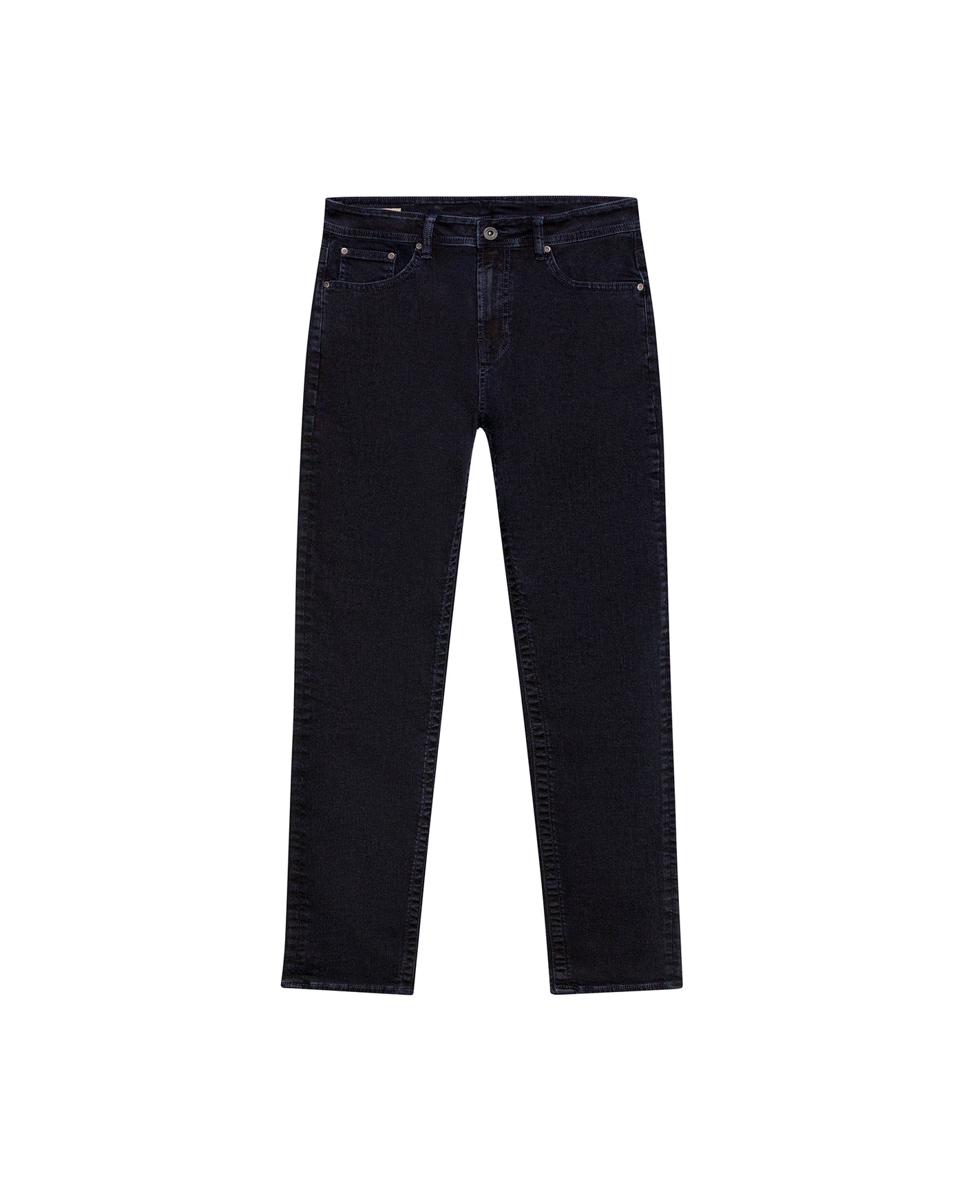 Men's Famous Skinny Fit Ultra Dark Wash Jeans in Cotton-Recycled Cotton Blend, Harbor 339G027 - 2