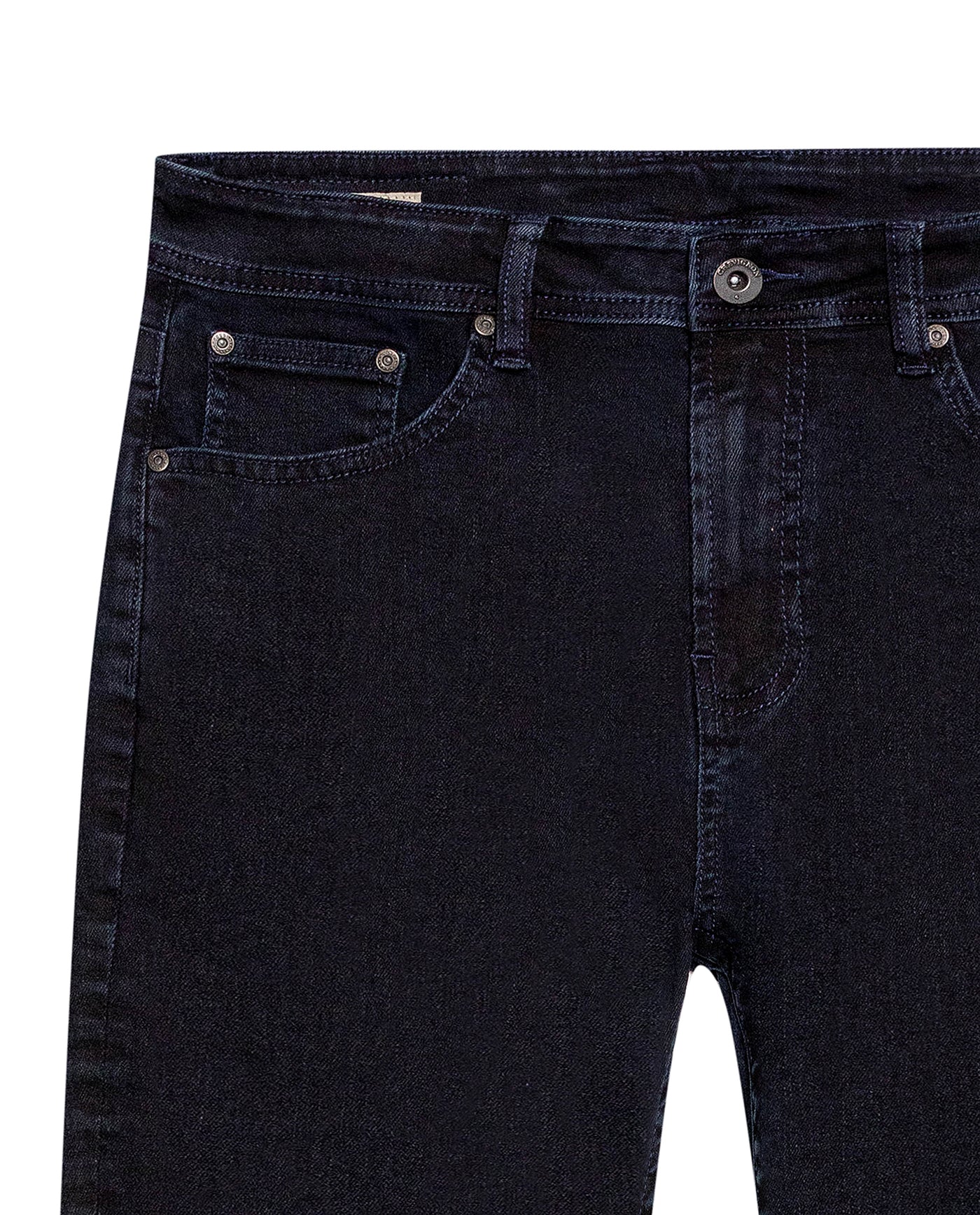 Men's Famous Skinny Fit Ultra Dark Wash Jeans in Cotton-Recycled Cotton Blend, Harbor 339G027 - 7