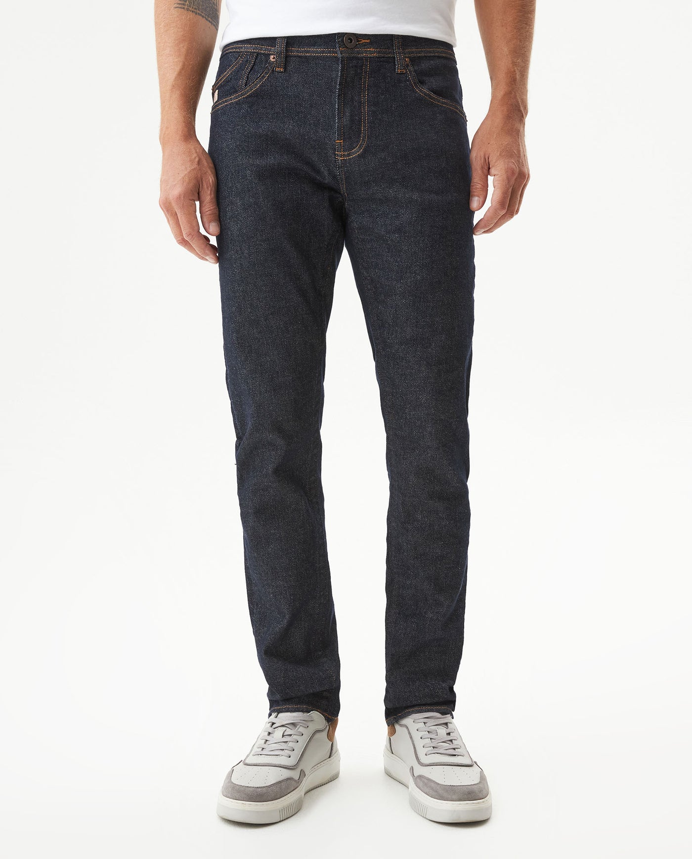 Men's Famous Ultra Dark Super Slim Jeans in Cotton, Majestic 339G028 - 1