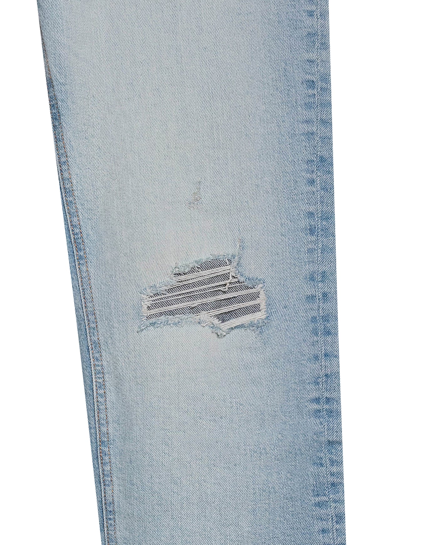 Men's Famous Skinny Fit Light Wash Jeans in Cotton Stretch Blend, Windward - 7