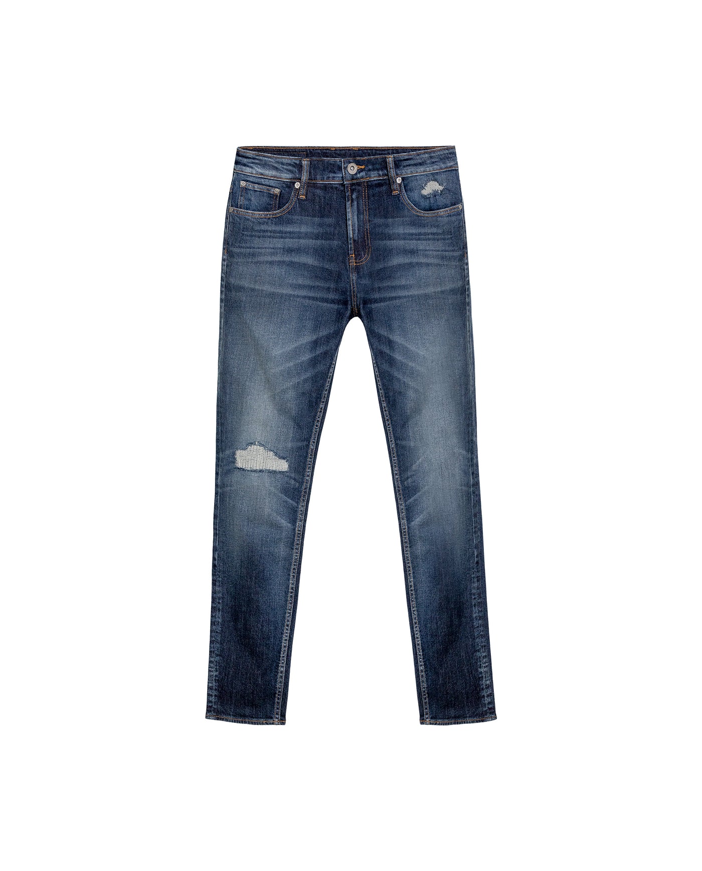 Men's Rider Dark Wash Super Slim Fit Jeans in Cotton Stretch Blend, Expedition 339G036 - 2