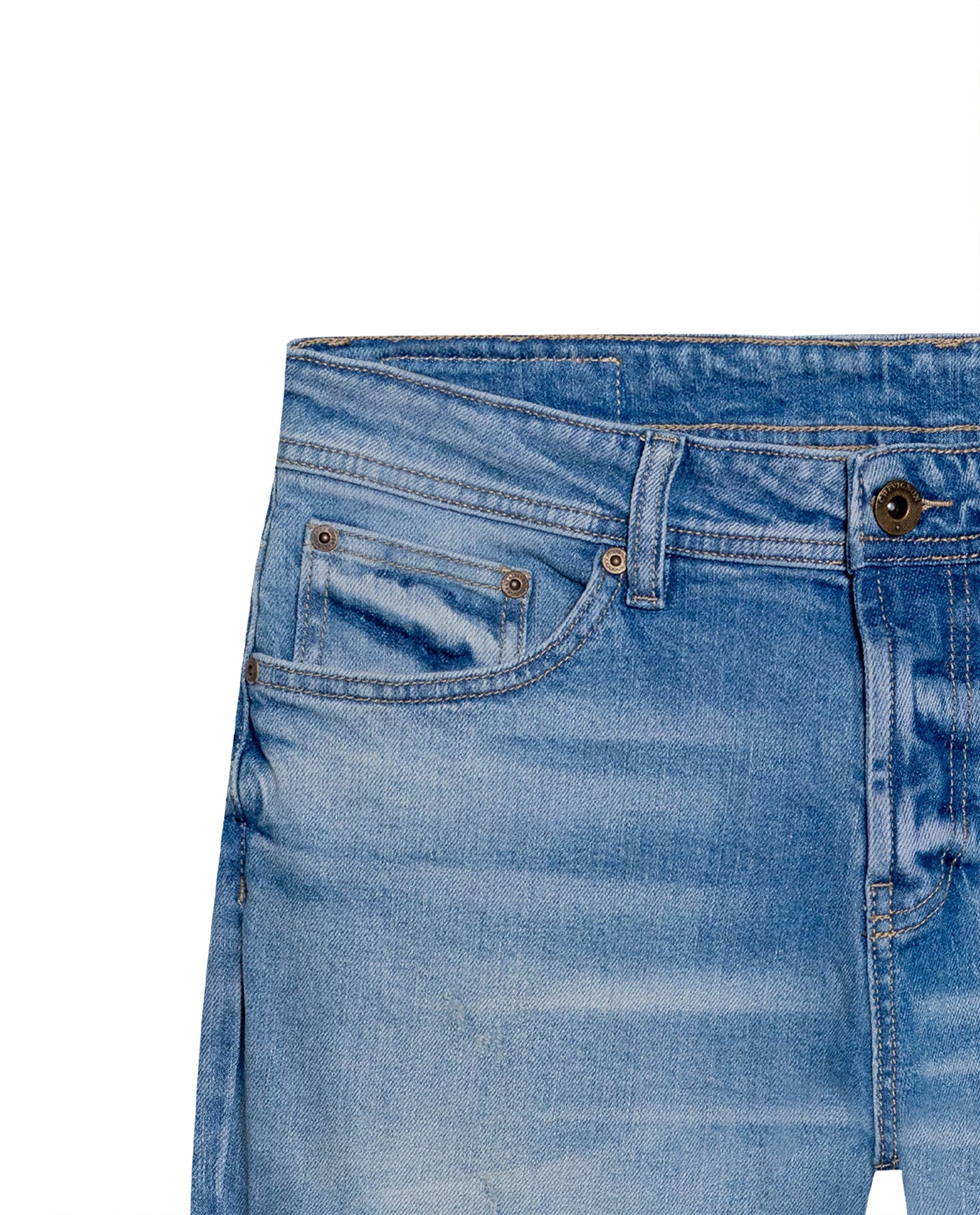 Men's Rider Medium Wash Skinny Fit Jeans in Cotton Stretch Blend Wharf 63_339G040_AZU184140_8