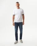 Men's Skinny Rider Ultra Dark Wash Jeans in Cotton Evening