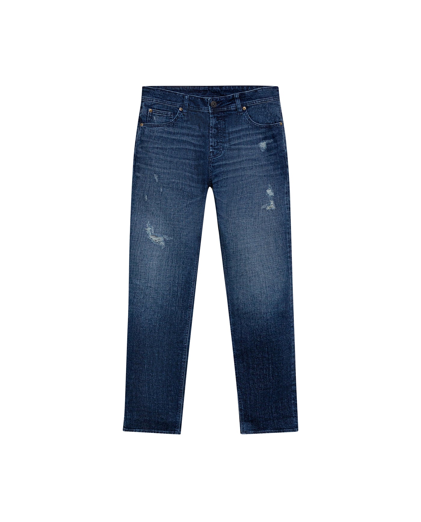 Men's Skinny Rider Ultra Dark Wash Jeans in Cotton Evening 63_339G045_AZU193924_4