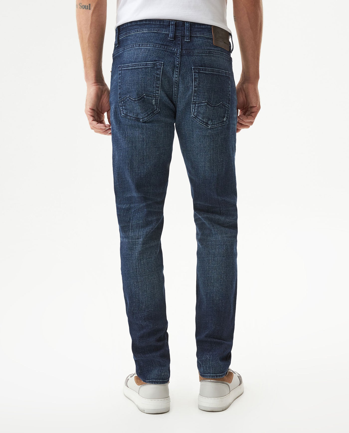 Men's Skinny Rider Ultra Dark Wash Jeans in Cotton Evening 63_339G045_AZU193924_6