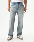 Men's Rider Super Slim Fit Light Wash Jeans in Cotton Coastline