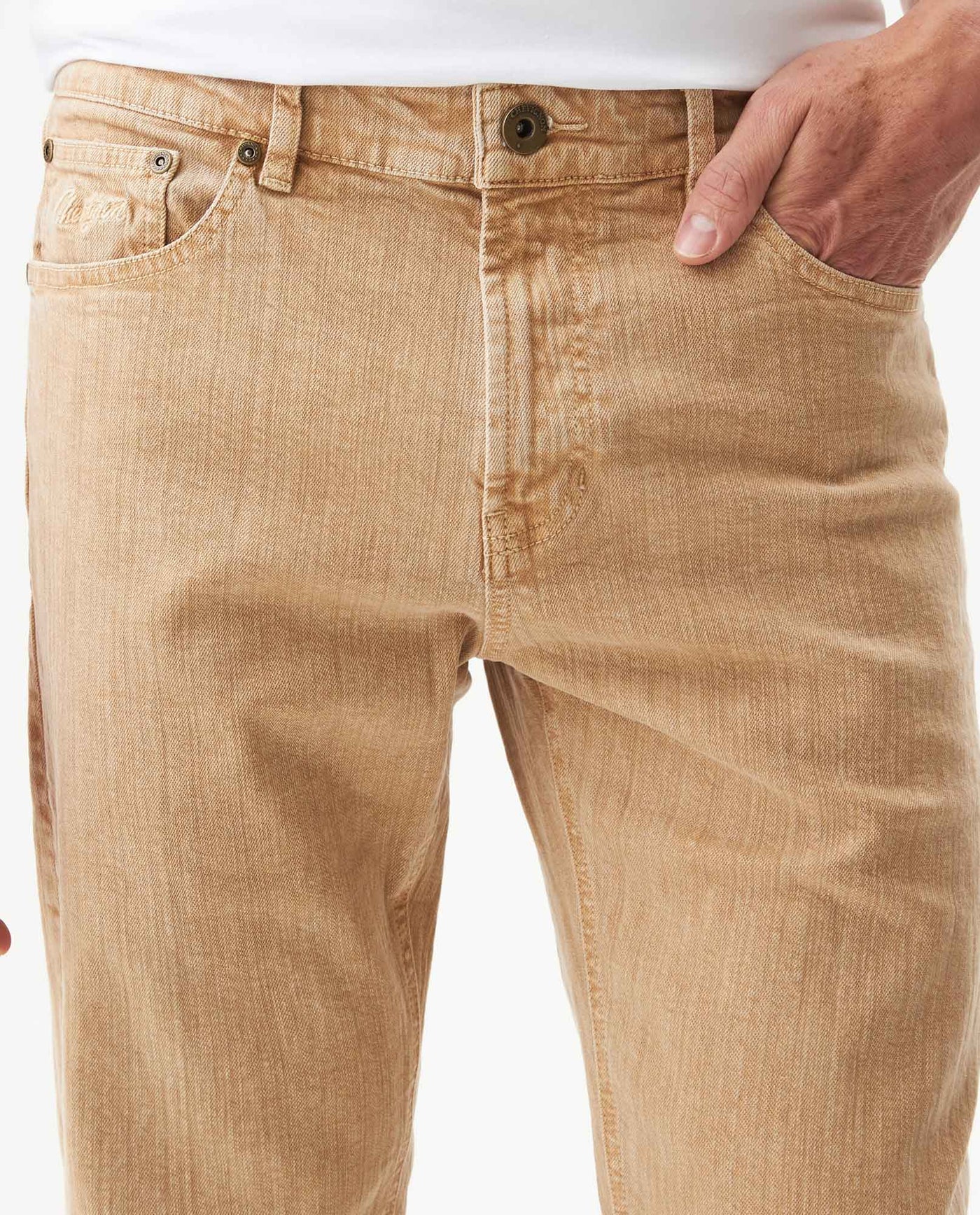 Men's Jeans, Morrison Slim Fit - Brown 339G052 - 4