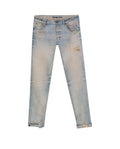 Men's Rider Super Slim Light Wash Jeans in Cotton-Polyester Blend Boatyard